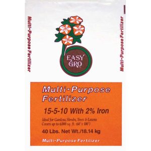 Fertilizer 15-5-10 + Iron 50Lb