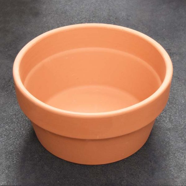 Terracotta Bulb Pan 8"H