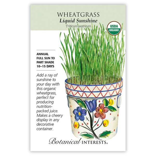 Seed Pack Botanical Interests Wheatgrass Org