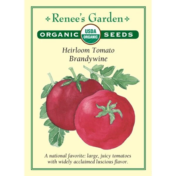 Seed Pack Renee's Garden Tomato Brandywine Red Organic