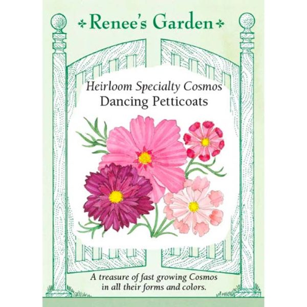 Seed Pack Renee's Garden Cosmos Dancing Petticoats