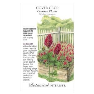 Seed Pack Botanical Interests Cover Crop Crimson Clover