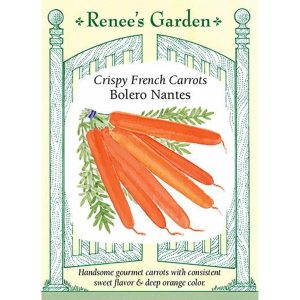 Seed Pack Renee's Garden Carrot Bolero Nantes French