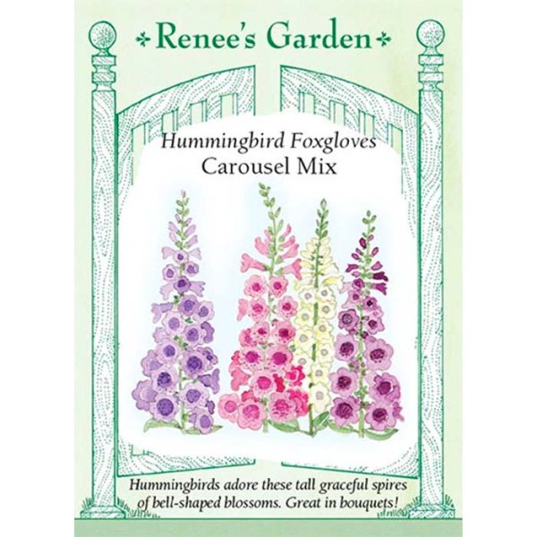 Seed Pack Renee's Garden Foxglove Carousel Mix