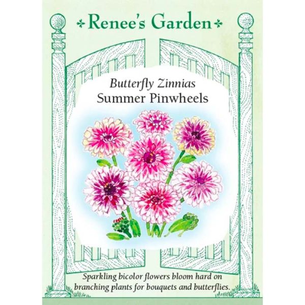 Seed Pack Renee's Garden Zinnia Summer Pinwheels