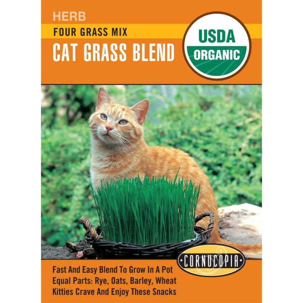 Seed Pack Cornucopia Cat Grass Organic