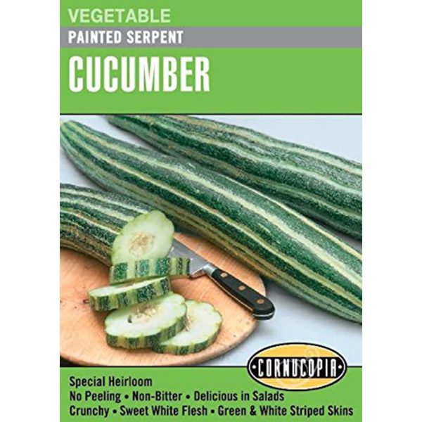 Seed Pack Cornucopia Cucumber Painted Serpent