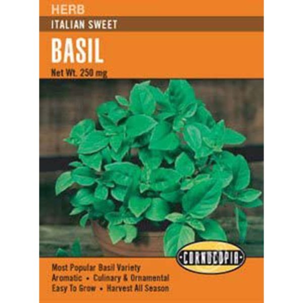 Seed Pack Cornucopia Basil Italian Sweet