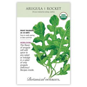 Seed Pack Botanical Interests Arugula Rocket Org
