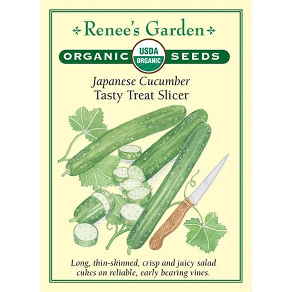 Seed Pack Renee's Garden Cucumber Tasty Treat Slicer Organic