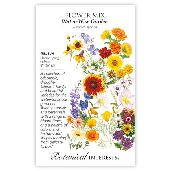 Seed Pack Botanical Interests F Mix Water-Wise Garden
