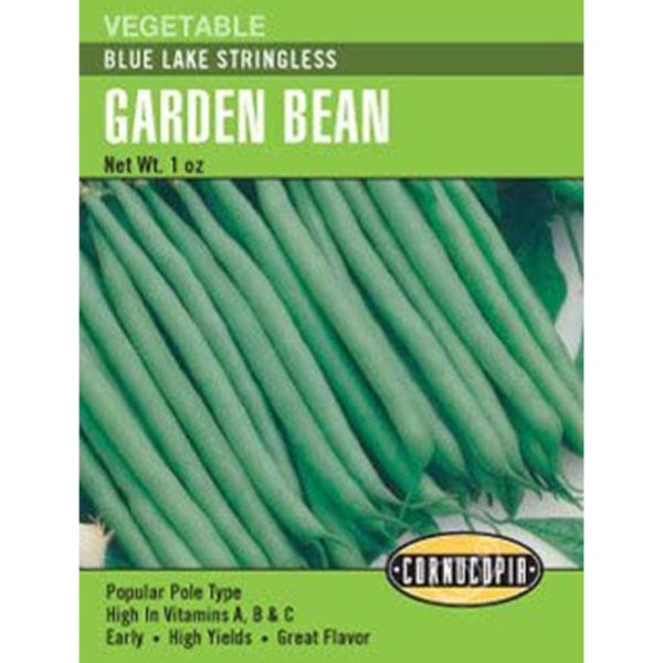 Seed Pack Cornucopia Bean Pole Blue Lake Stringless