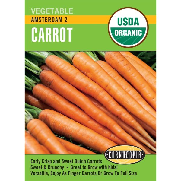 Seed Pack Cornucopia Carrot Amsterdam 2 Organic