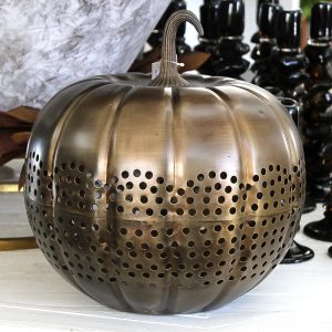 Harvest Pumpkin Lantern 14In